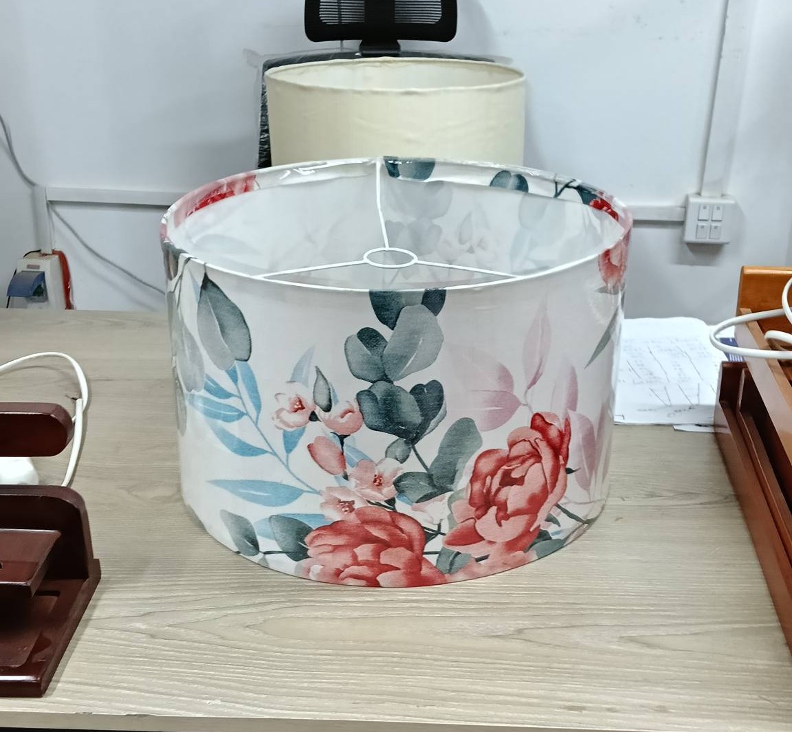 Lamp shade print